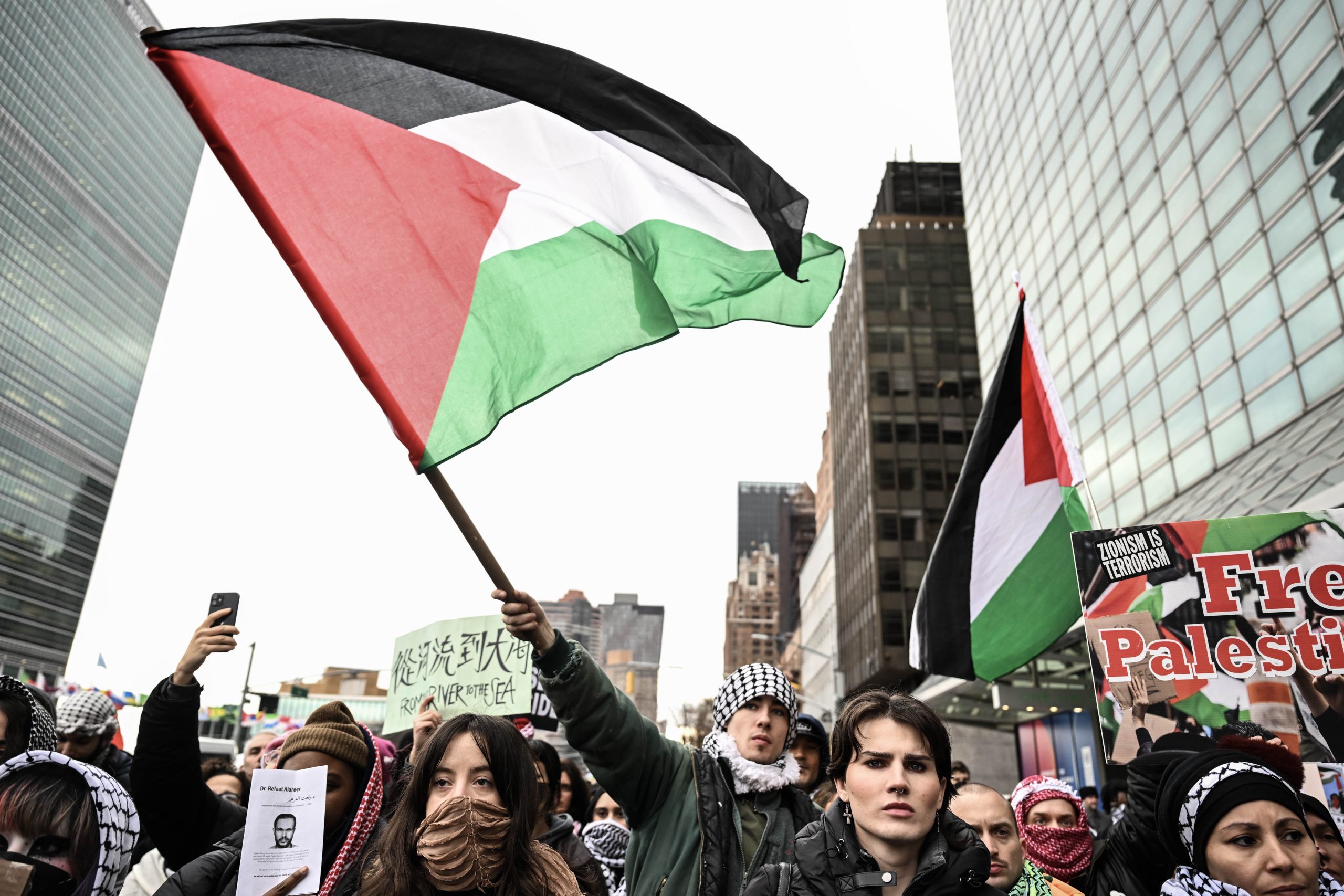 New York manifestation Gaza